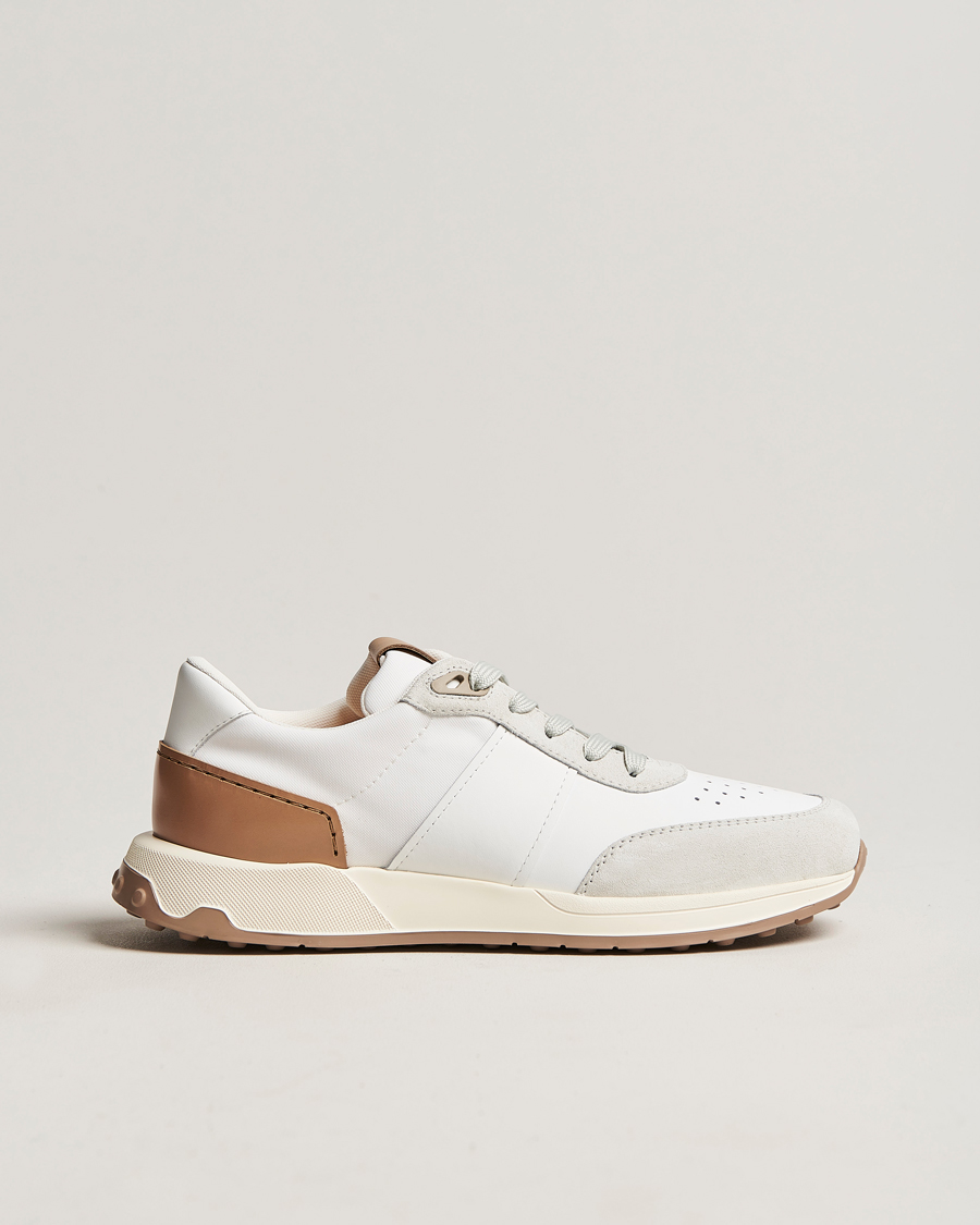 Mies | Tod's Luxury Running Sneakers White Calf | Tod's | Luxury Running Sneakers White Calf