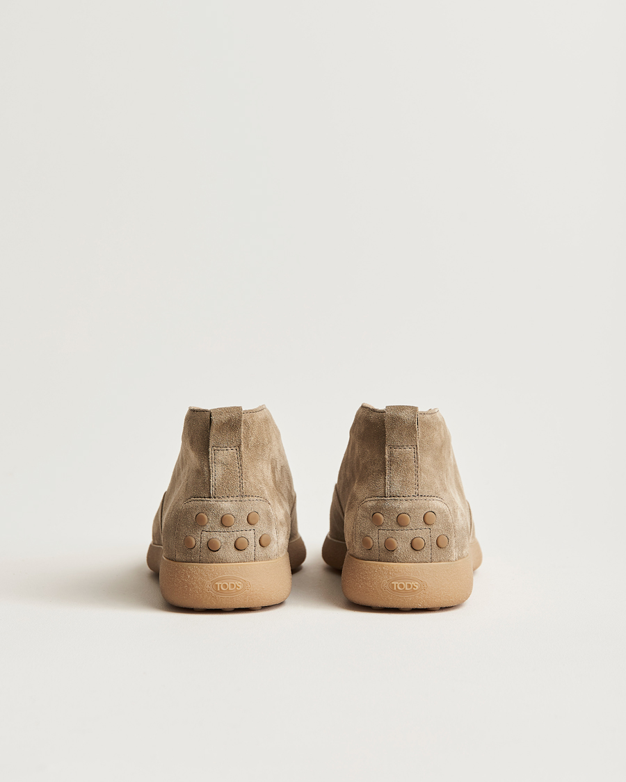 Mies | Tod's Gommino Chukka Boots Taupe Suede | Tod's | Gommino Chukka Boots Taupe Suede