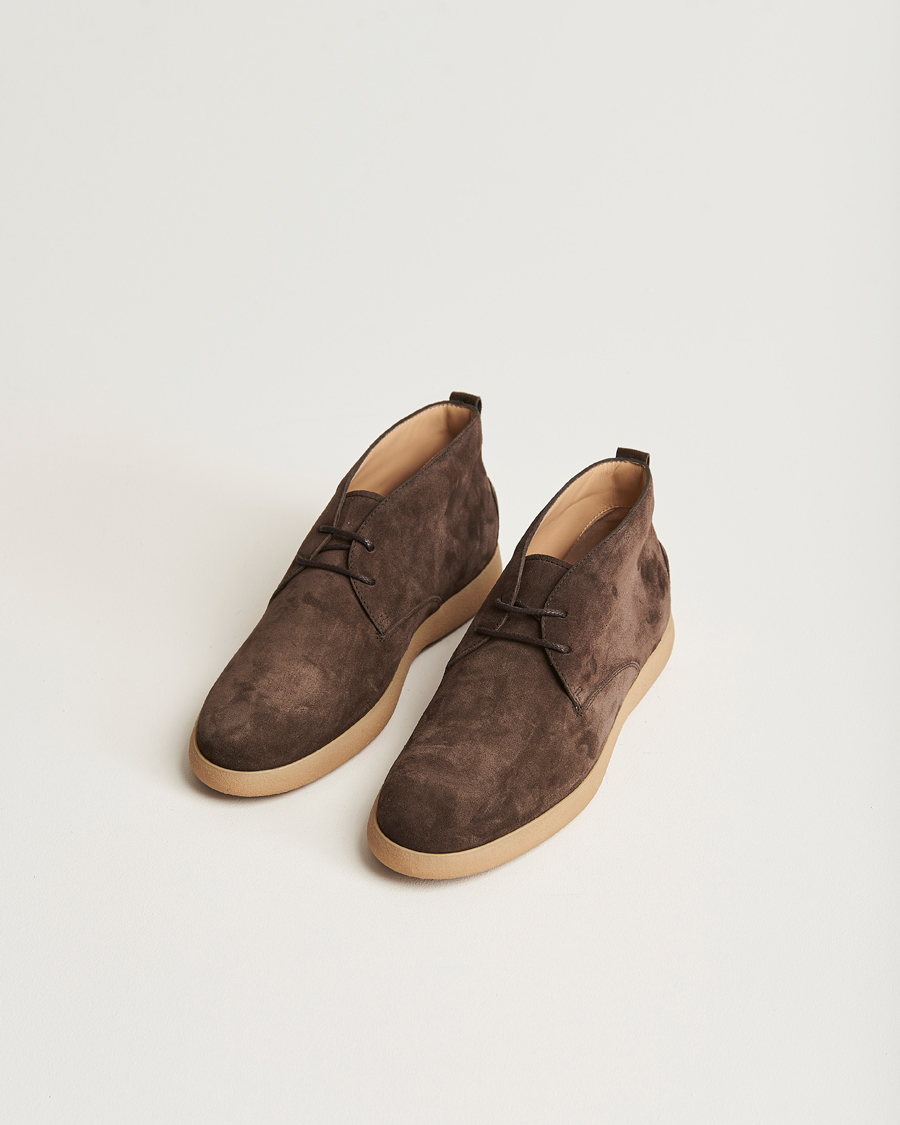 Mies | Tod's | Tod's | Gommino Chukka Boots Dark Brown Suede