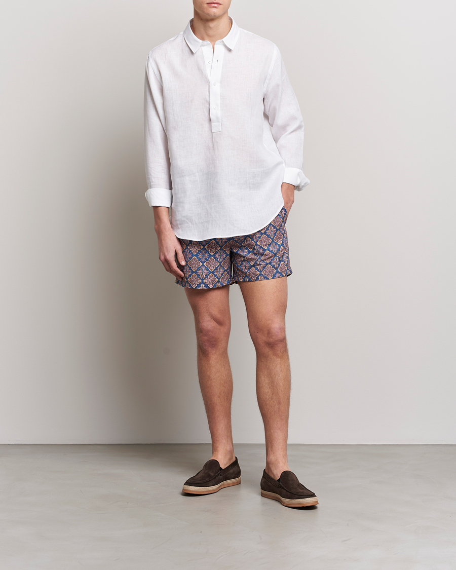 Mies | Uimahousut | Ripa Ripa | Printed Swimshorts Blue