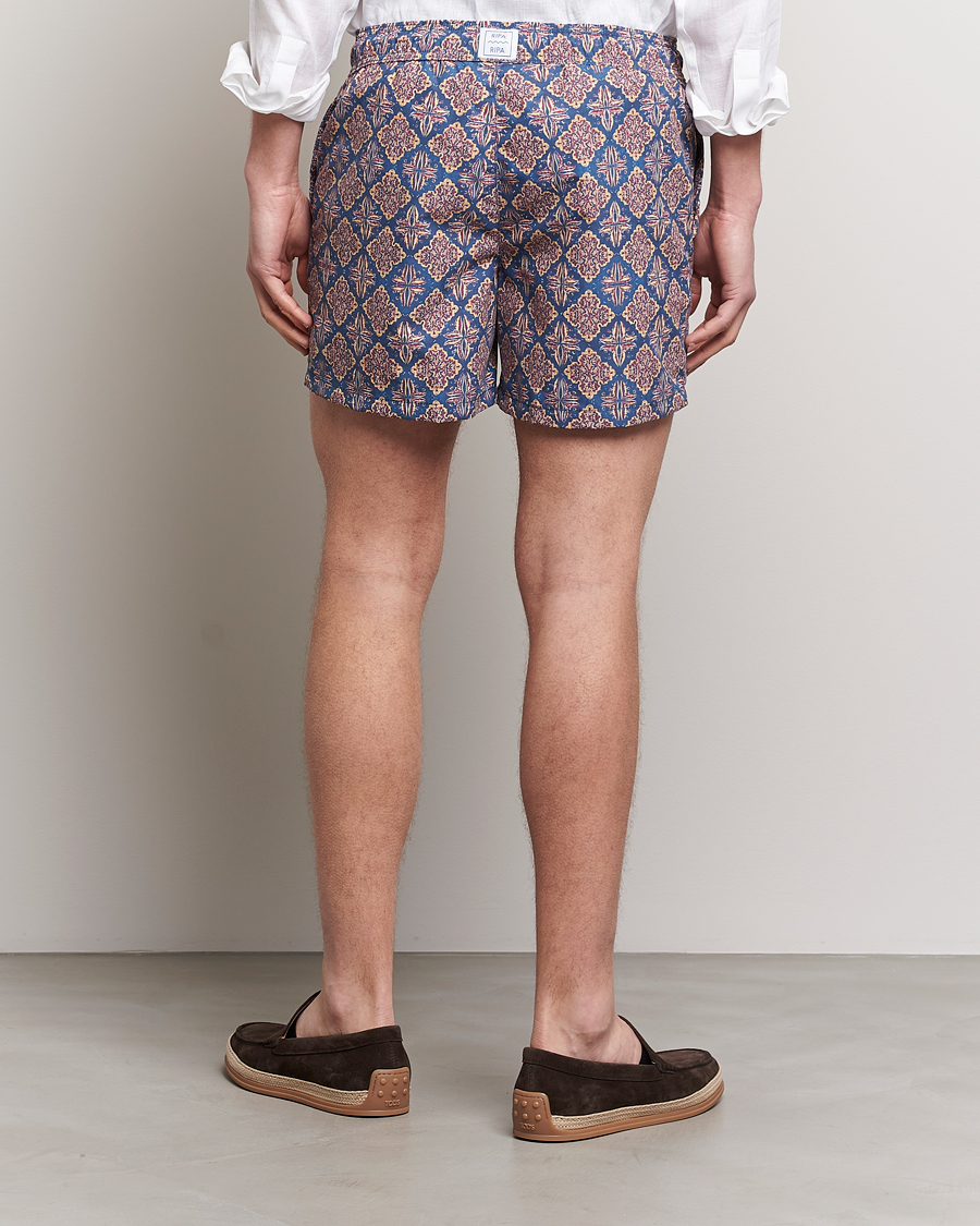 Mies | Uimahousut | Ripa Ripa | Printed Swimshorts Blue