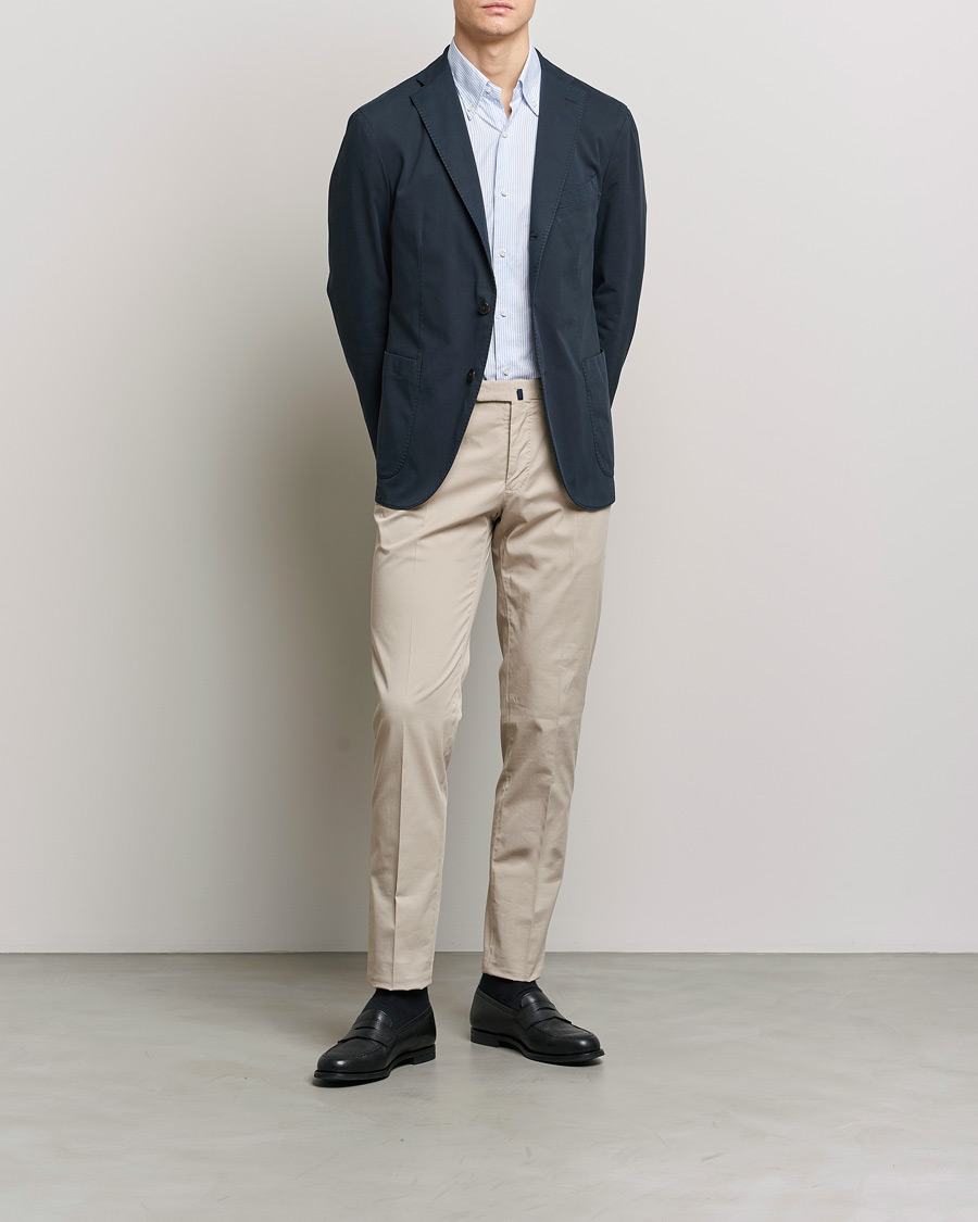 Mies | Pikkutakit | Boglioli | K Jacket Cotton Stretch Blazer Navy