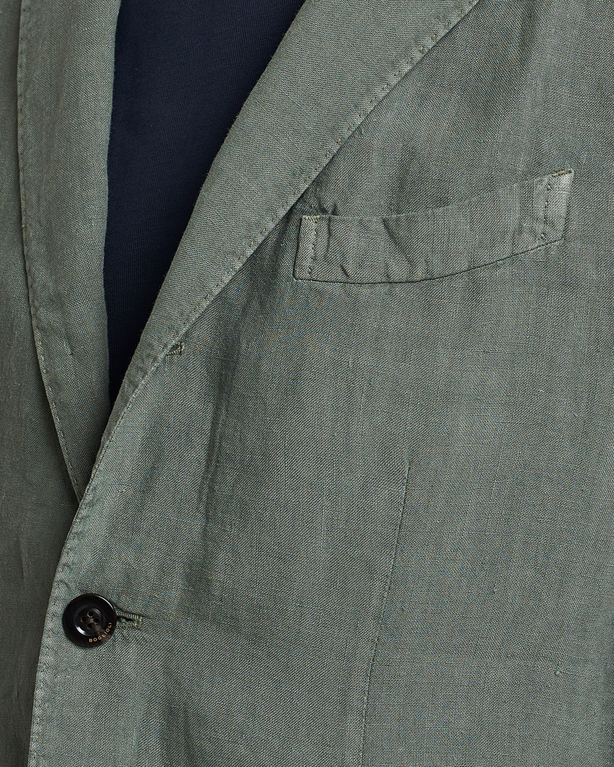 Mies | Pikkutakit | Boglioli | K Jacket Linen Blazer Sage Green