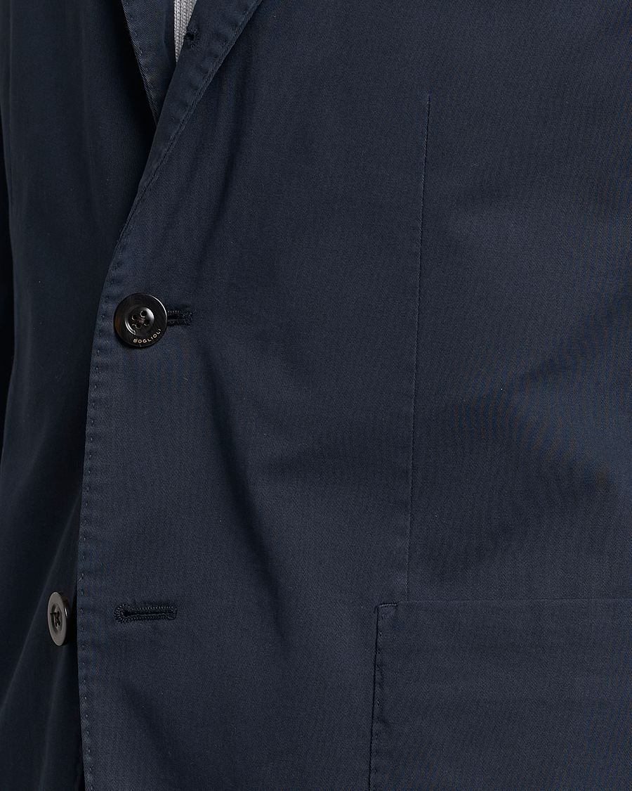 Mies | Puvut | Boglioli | K Jacket Cotton Stretch Suit Navy