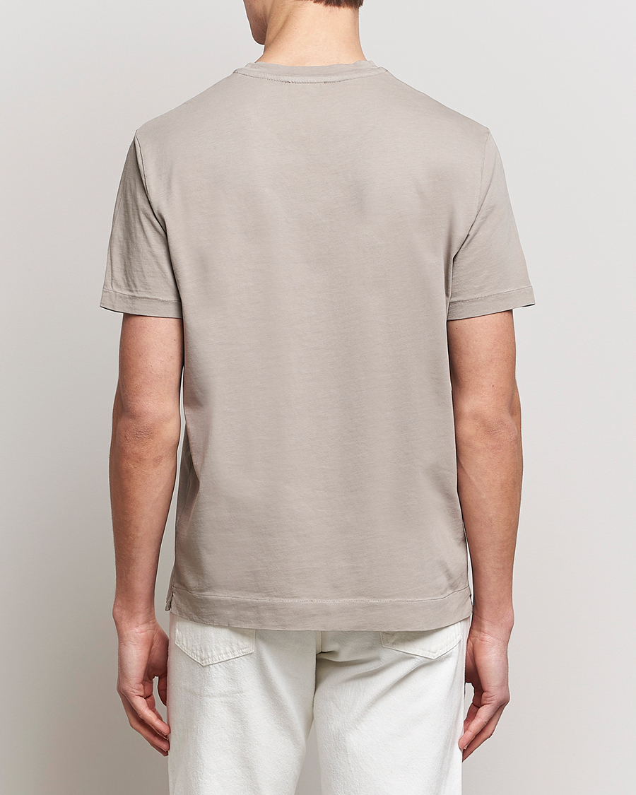 Mies | T-paidat | Boglioli | Short Sleeve T-Shirt Washed Grey