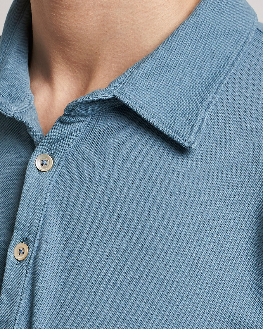 Mies | Puserot | Boglioli | Long Sleeve Polo Light Blue