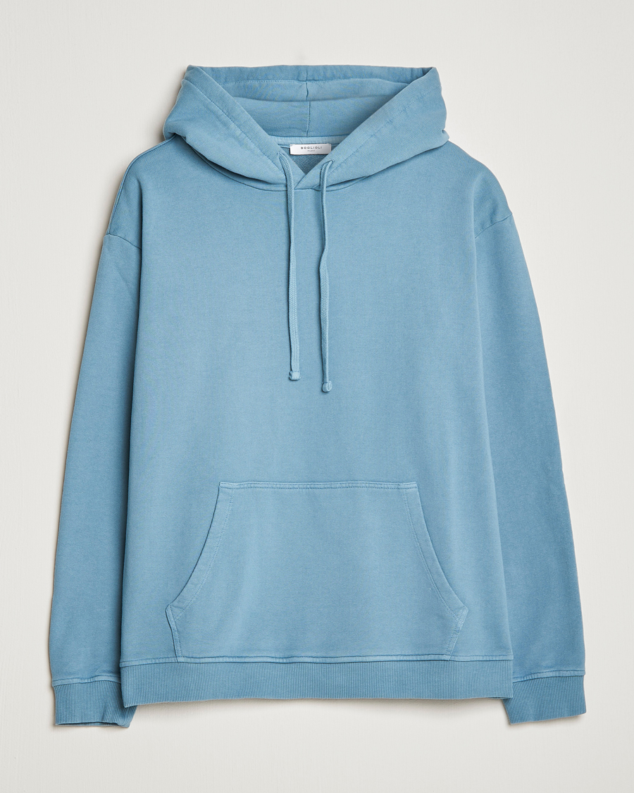 Mies | Puserot | Boglioli | Hooded Sweater Dusty Blue