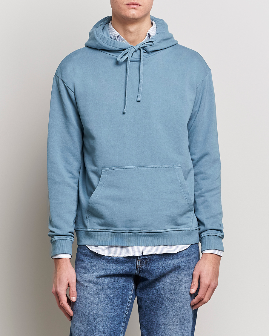 Mies |  | Boglioli | Hooded Sweater Dusty Blue