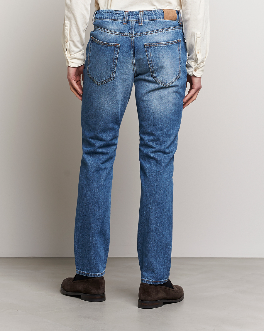 Mies | Farkut | Boglioli | Denim Jeans Medium Wash
