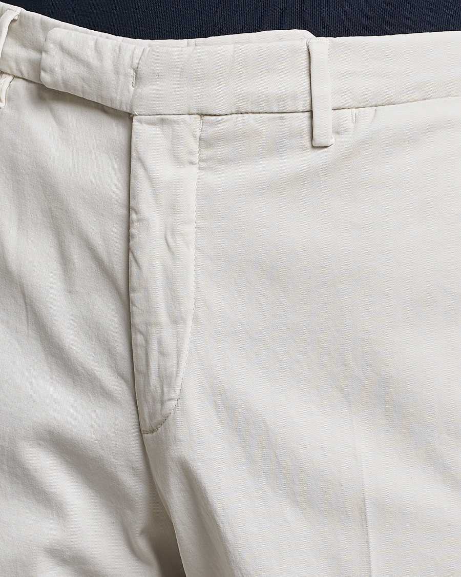 Mies | Housut | Boglioli | Cotton Stretch Chinos Off White