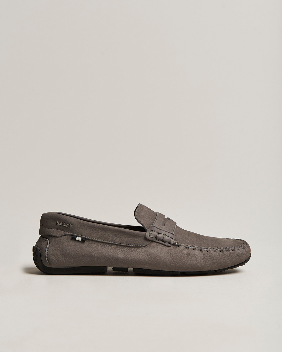 Mies | Bally Peir Calf Leather Car Shoe Dark Mineral | Bally | Peir Calf Leather Car Shoe Dark Mineral