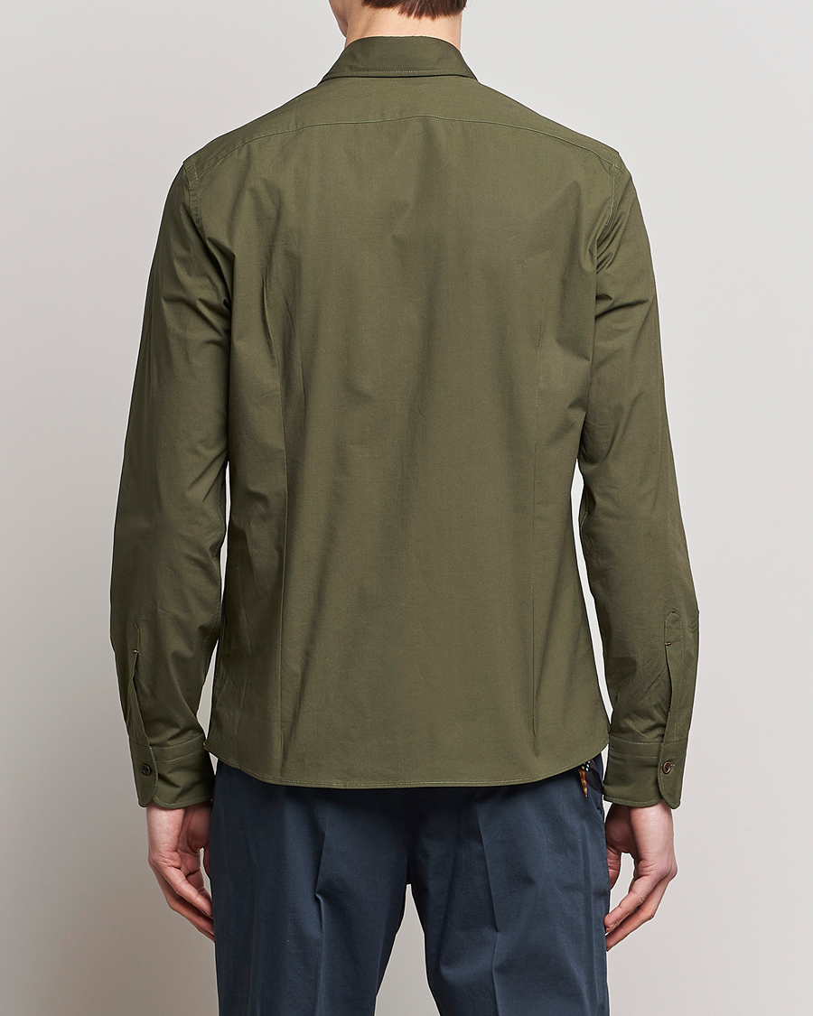 Mies | Kauluspaidat | Mazzarelli | Safari Overshirt Olive