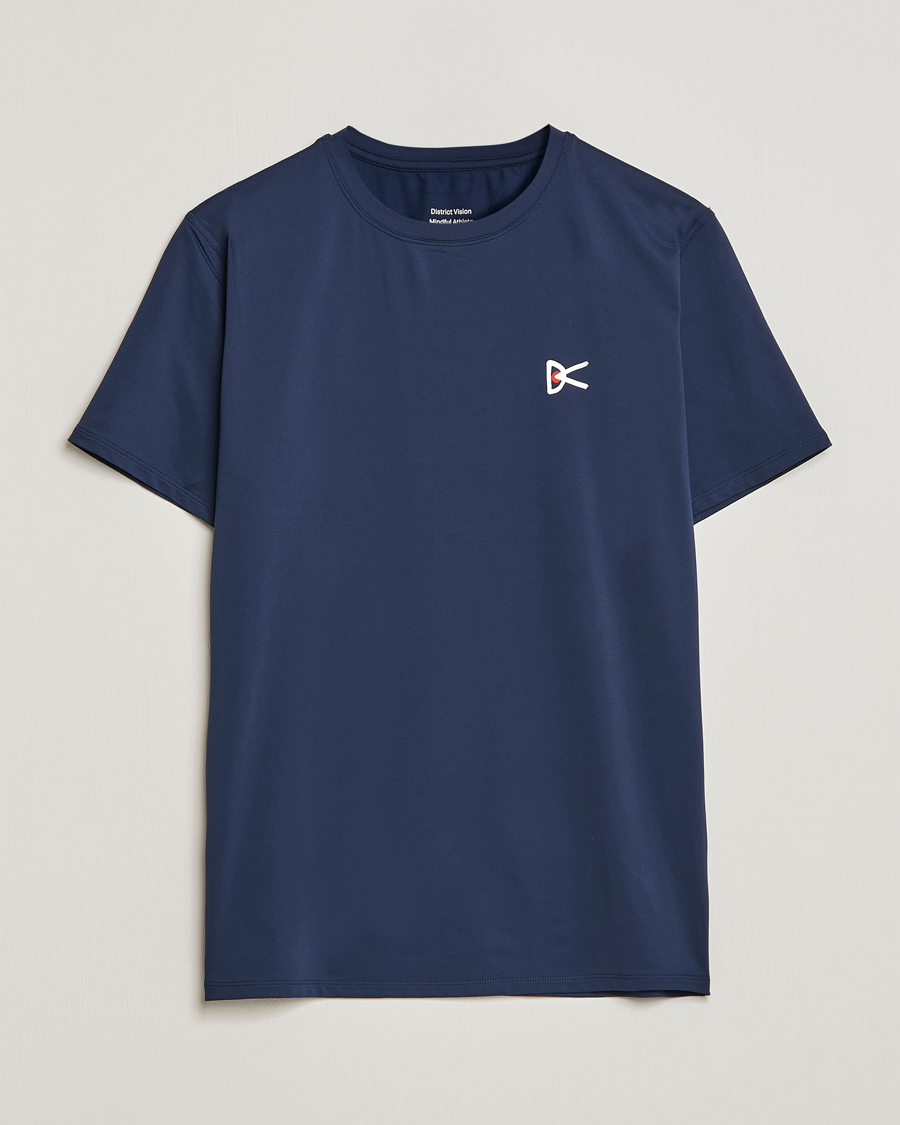 Mies | T-paidat | District Vision | Deva-Tech Short Sleeve T-Shirt Navy