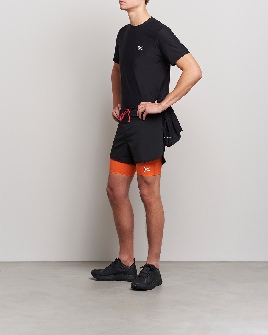 Mies | T-paidat | District Vision | Aloe-Tech Short Sleeve T-Shirt Black