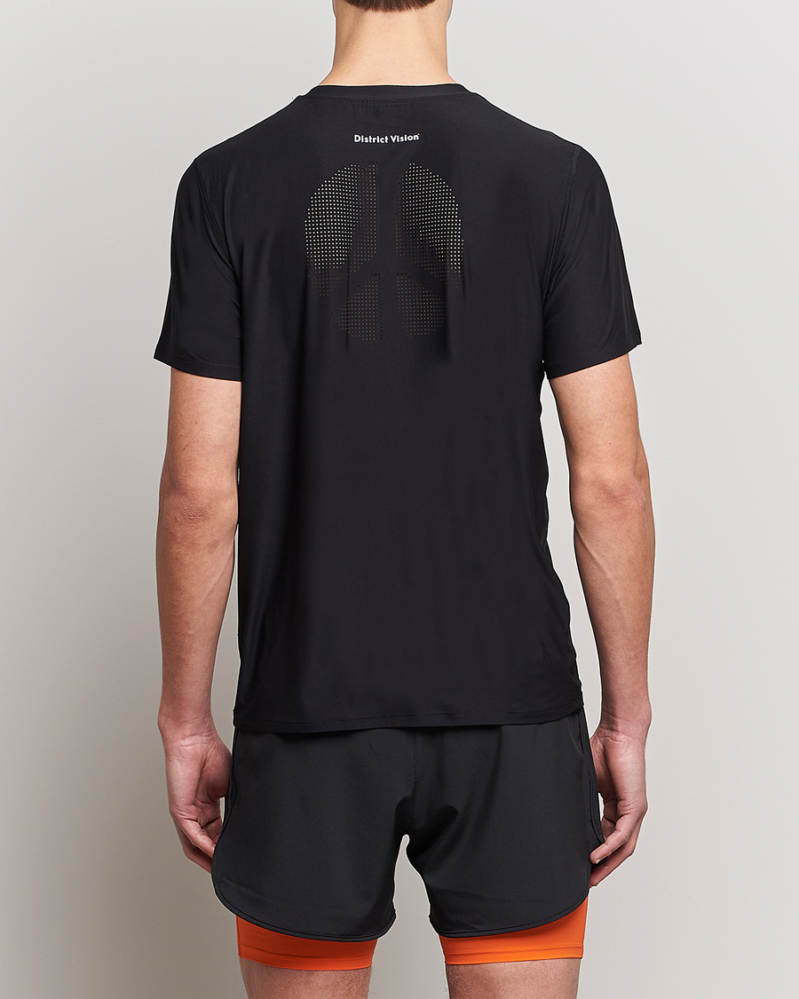 Mies | T-paidat | District Vision | Aloe-Tech Short Sleeve T-Shirt Black