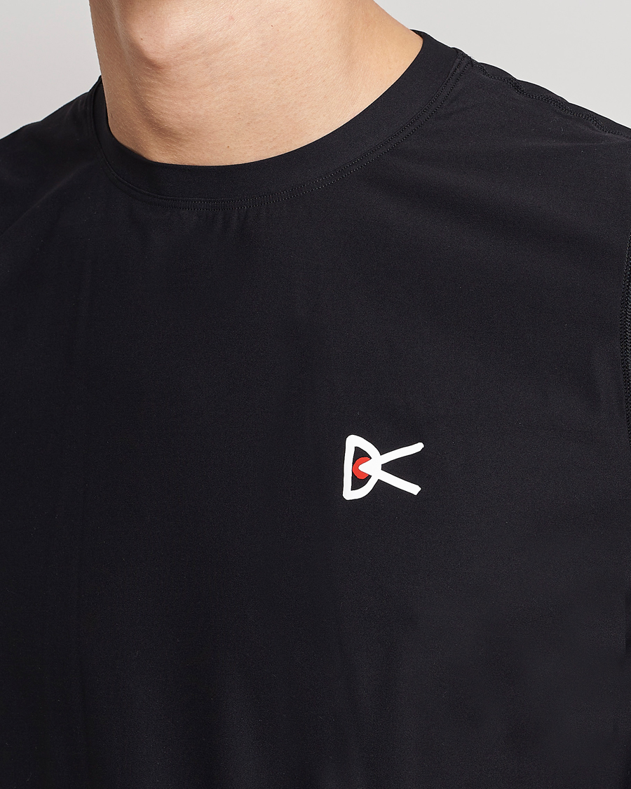 Mies | T-paidat | District Vision | Aloe-Tech Short Sleeve T-Shirt Black