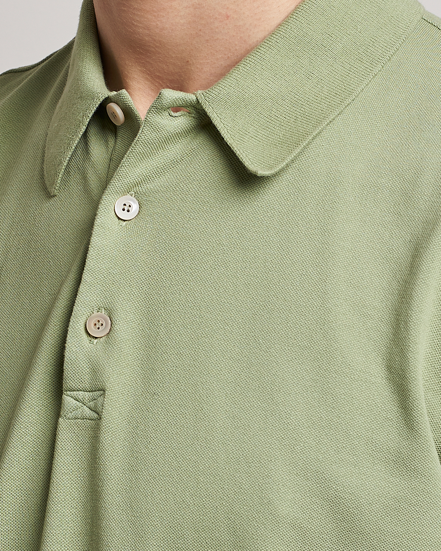 Mies | Pikeet | Piacenza Cashmere | Portofino Short Sleeve Polo Mint