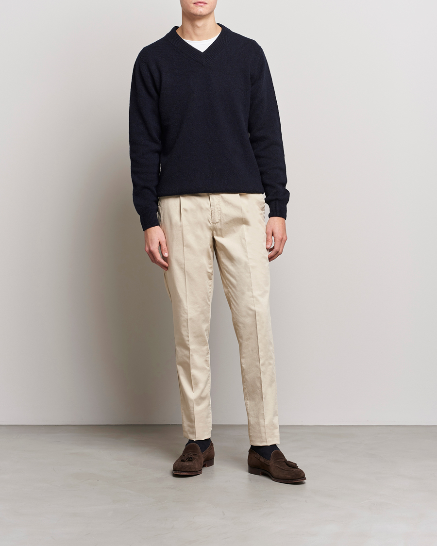 Mies | Housut | PT01 | Gentleman Fit Cotton Stretch Chinos Light Beige