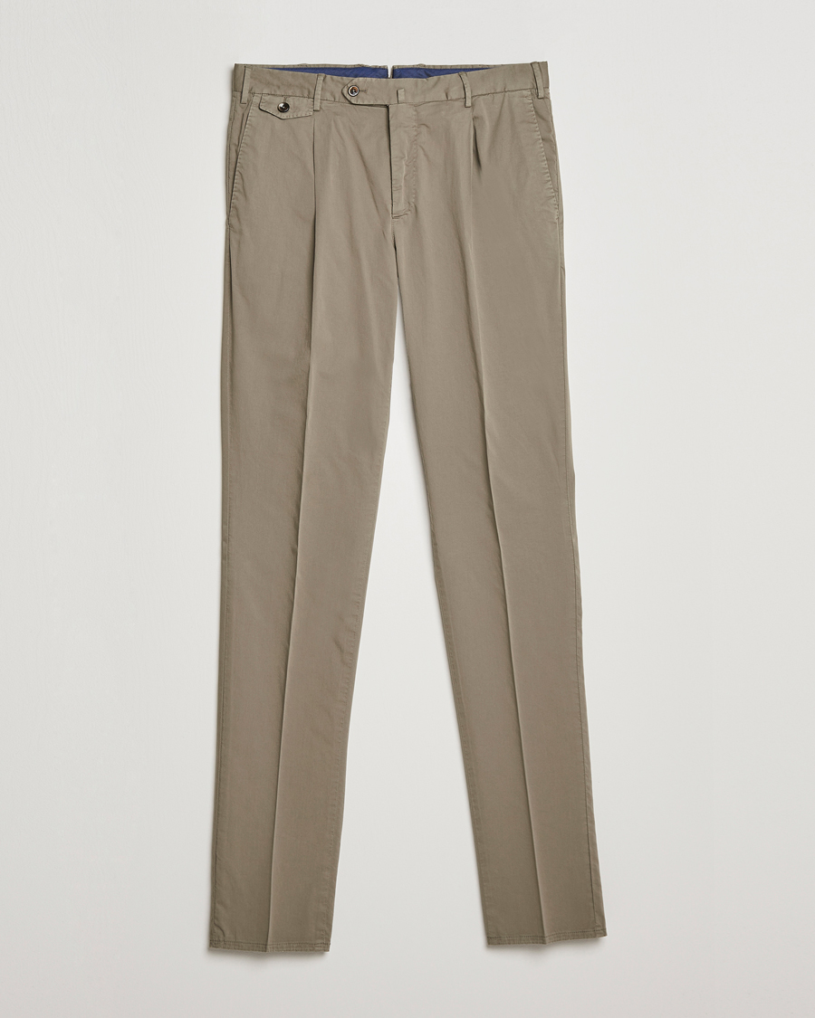 Mies | Housut | PT01 | Gentleman Fit Cotton Stretch Chinos Taupe