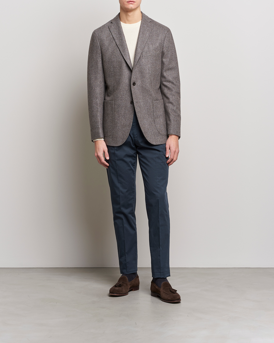 Mies | Housut | PT01 | Gentleman Fit Cotton Stretch Chinos Navy