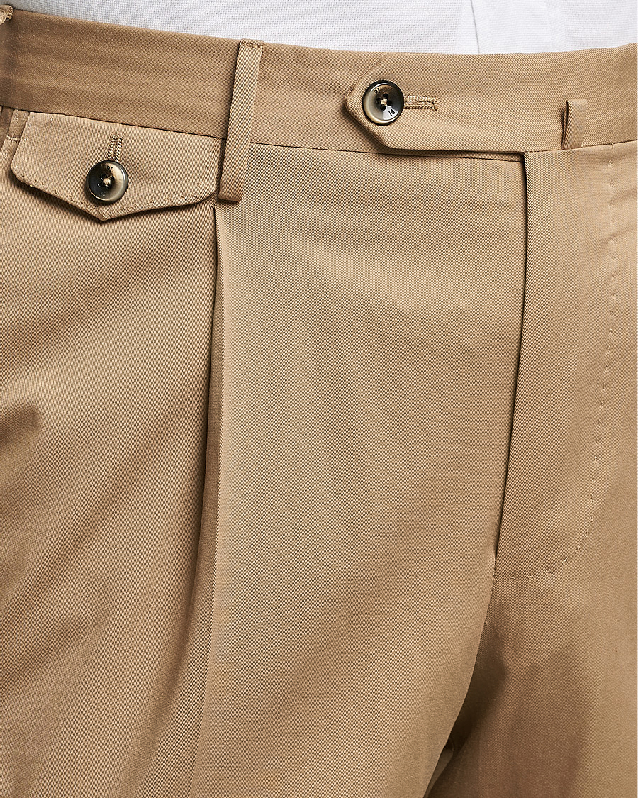 Mies | Housut | PT01 | Gentleman Fit Silkochino Trousers Beige