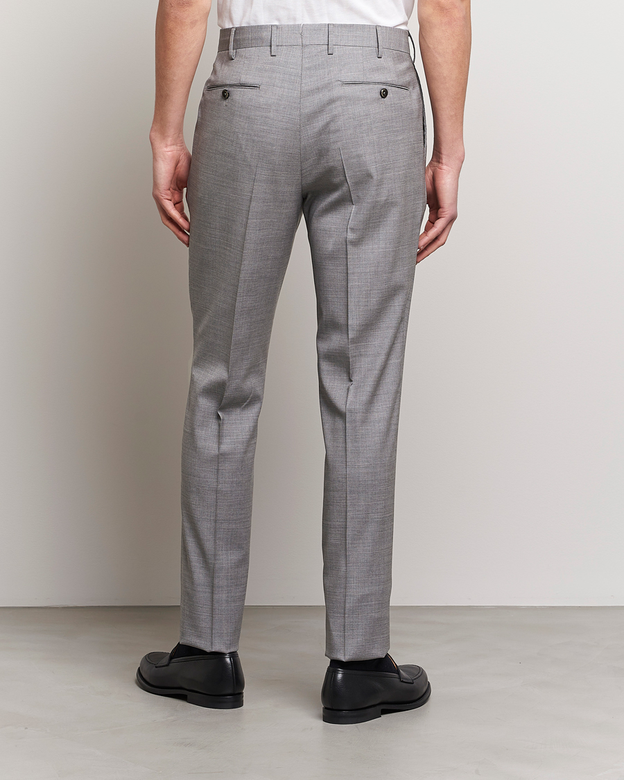 Mies | Housut | PT01 | Gentleman Fit Wool Trousers Light Grey