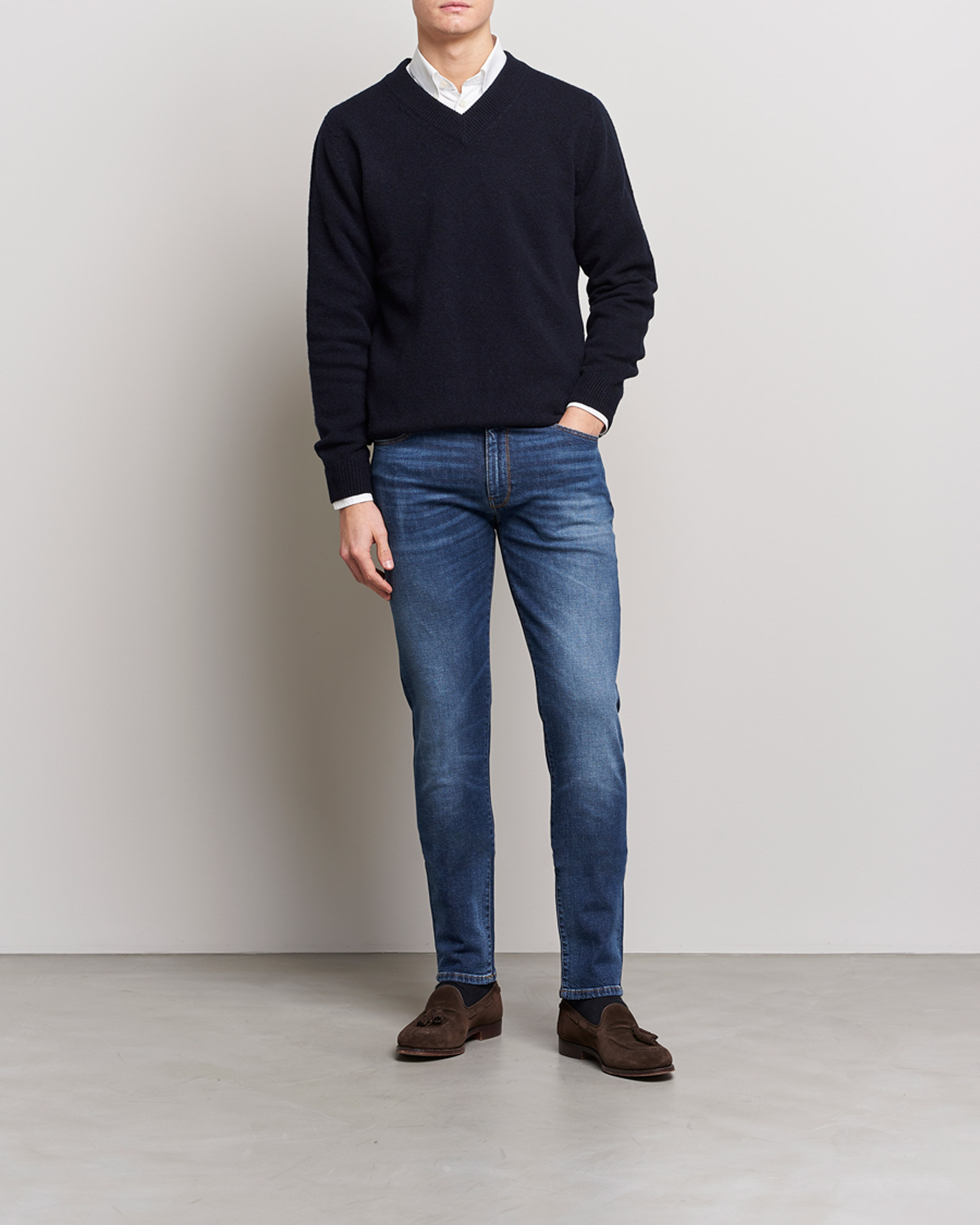 Mies | Farkut | PT01 | Slim Fit Stretch Jeans Blue Wash