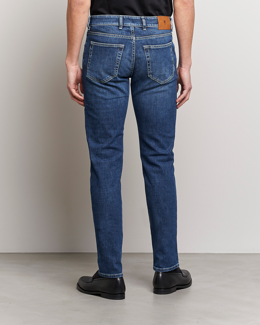 Mies | Farkut | PT01 | Slim Fit Stretch Jeans Medium Blue Wash