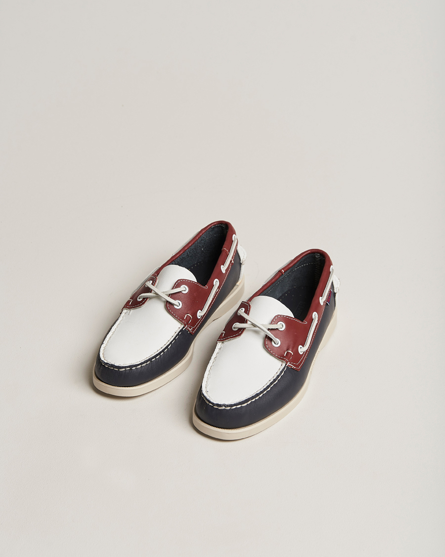 Mies |  | Sebago | Portland Spinnaker Shoe Blue/Red/White