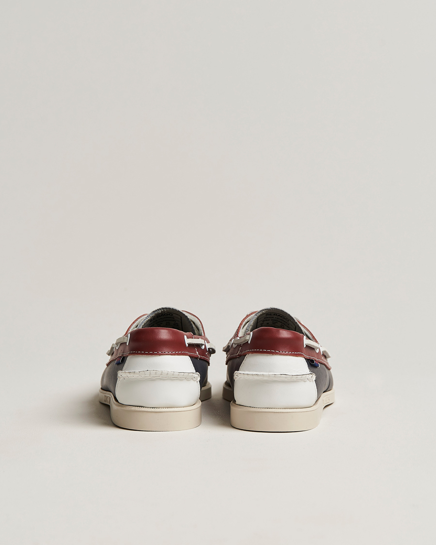 Mies | Sebago Portland Spinnaker Shoe Blue/Red/White | Sebago | Portland Spinnaker Shoe Blue/Red/White