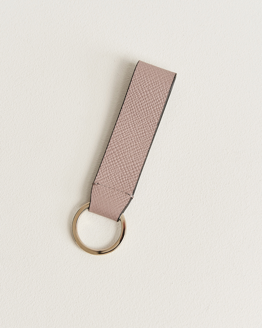 Mies | Avaimenperät | Smythson | Panama Leather Keyring Taupe
