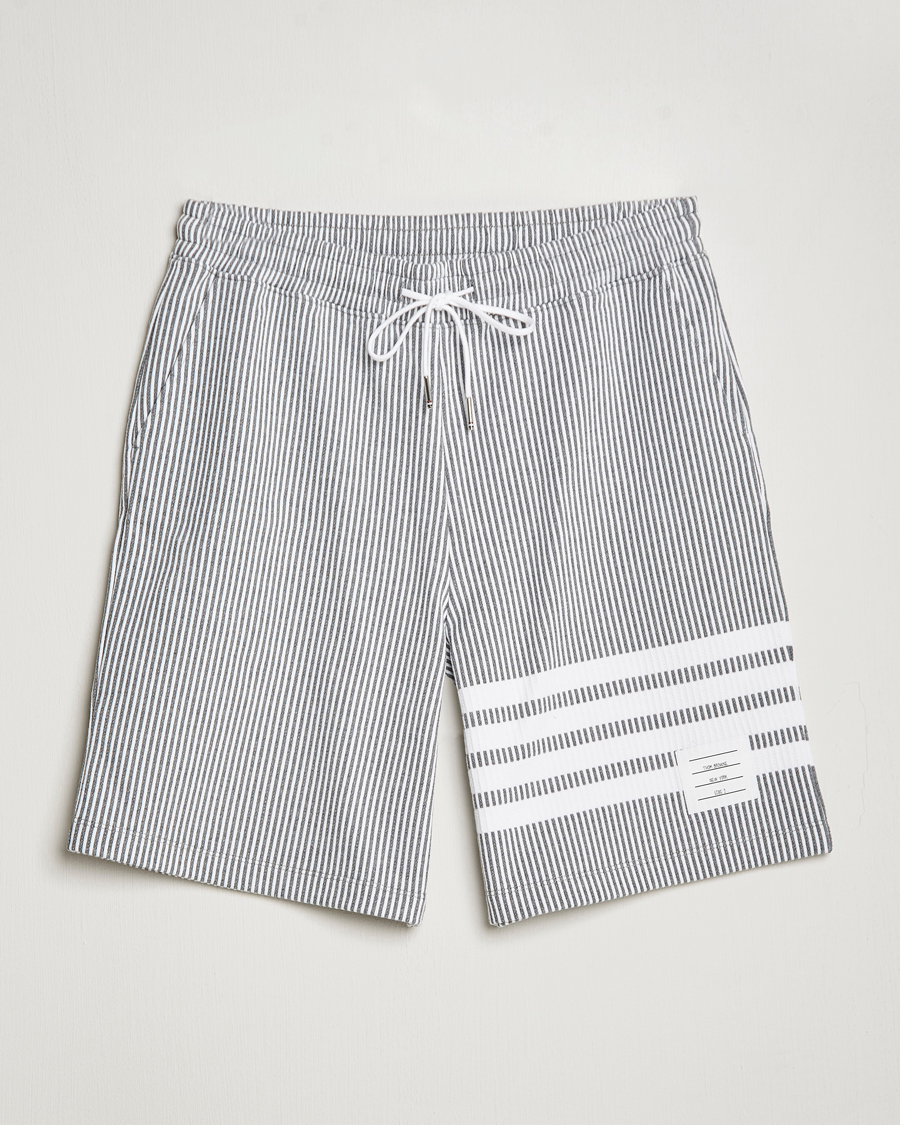 Mies | Shortsit | Thom Browne | Seersucker Loopback Shorts Light Grey