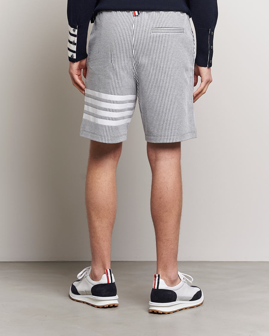 Mies | Shortsit | Thom Browne | Seersucker Loopback Shorts Light Grey