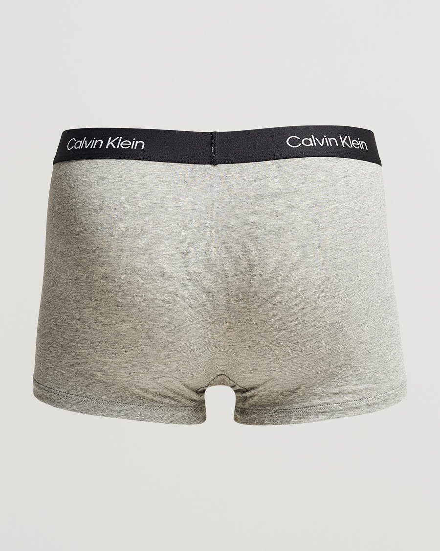 Mies | Alusvaatteet | Calvin Klein | Cotton Stretch Trunk 3-pack Grey/White/Black