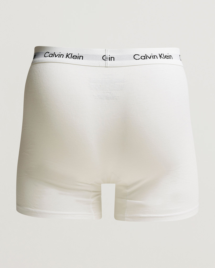 Mies | Alusvaatteet | Calvin Klein | Cotton Stretch 3-Pack Boxer Breif Grey/White/Blue