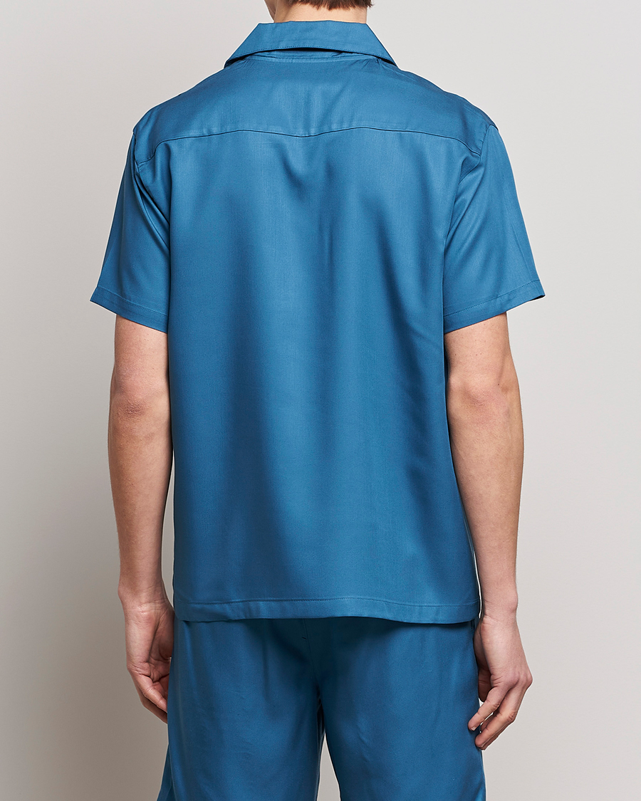 Mies | Kauluspaidat | Calvin Klein | Lyocell Short Sleeve Loungewear Shirt Midnight