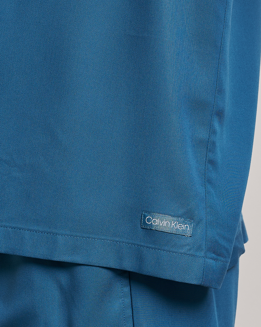 Mies | Kauluspaidat | Calvin Klein | Lyocell Short Sleeve Loungewear Shirt Midnight