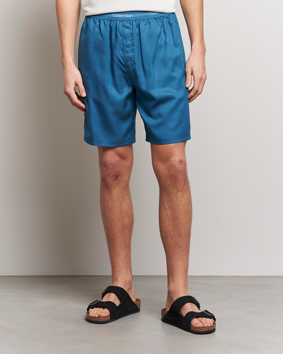 Mies | Rennot shortsit | Calvin Klein | Lyocell Loungewear Shorts Midnight