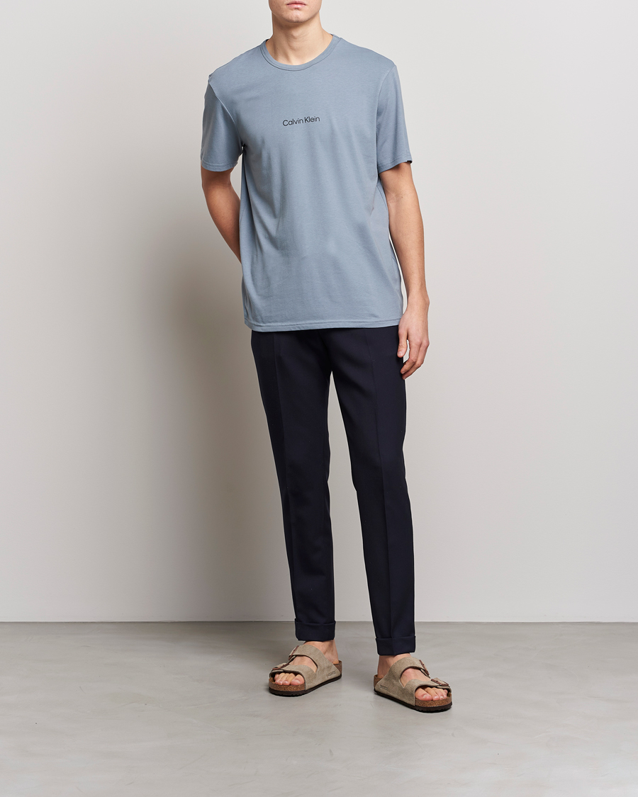 Mies | T-paidat | Calvin Klein | Logo Crew Neck Loungewear T-Shirt Beloved Blue