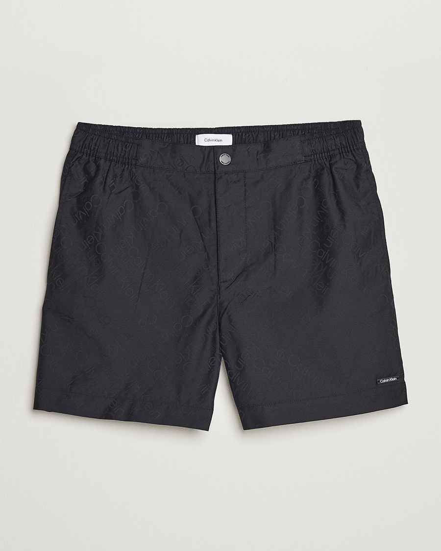 Mies | Uimahousut | Calvin Klein | Tailored Monogram Swimshorts Black