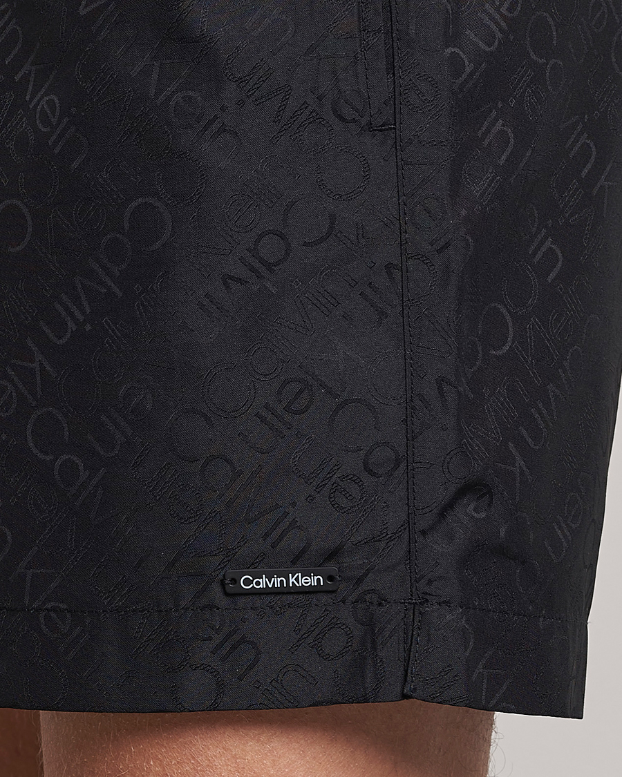 Mies | Uimahousut | Calvin Klein | Tailored Monogram Swimshorts Black