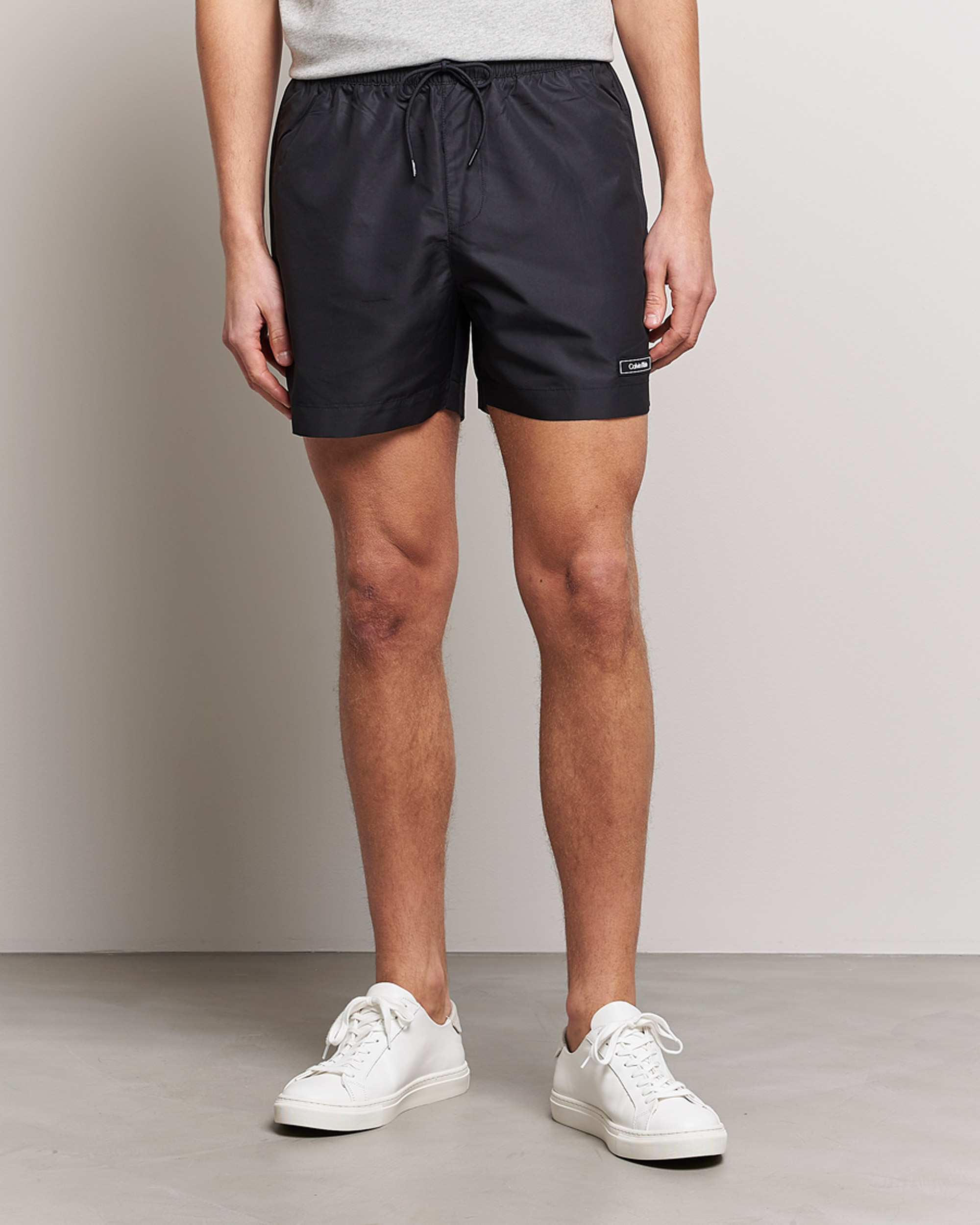 Mies | Uimahousut | Calvin Klein | Logo Drawstring Swimshorts Black