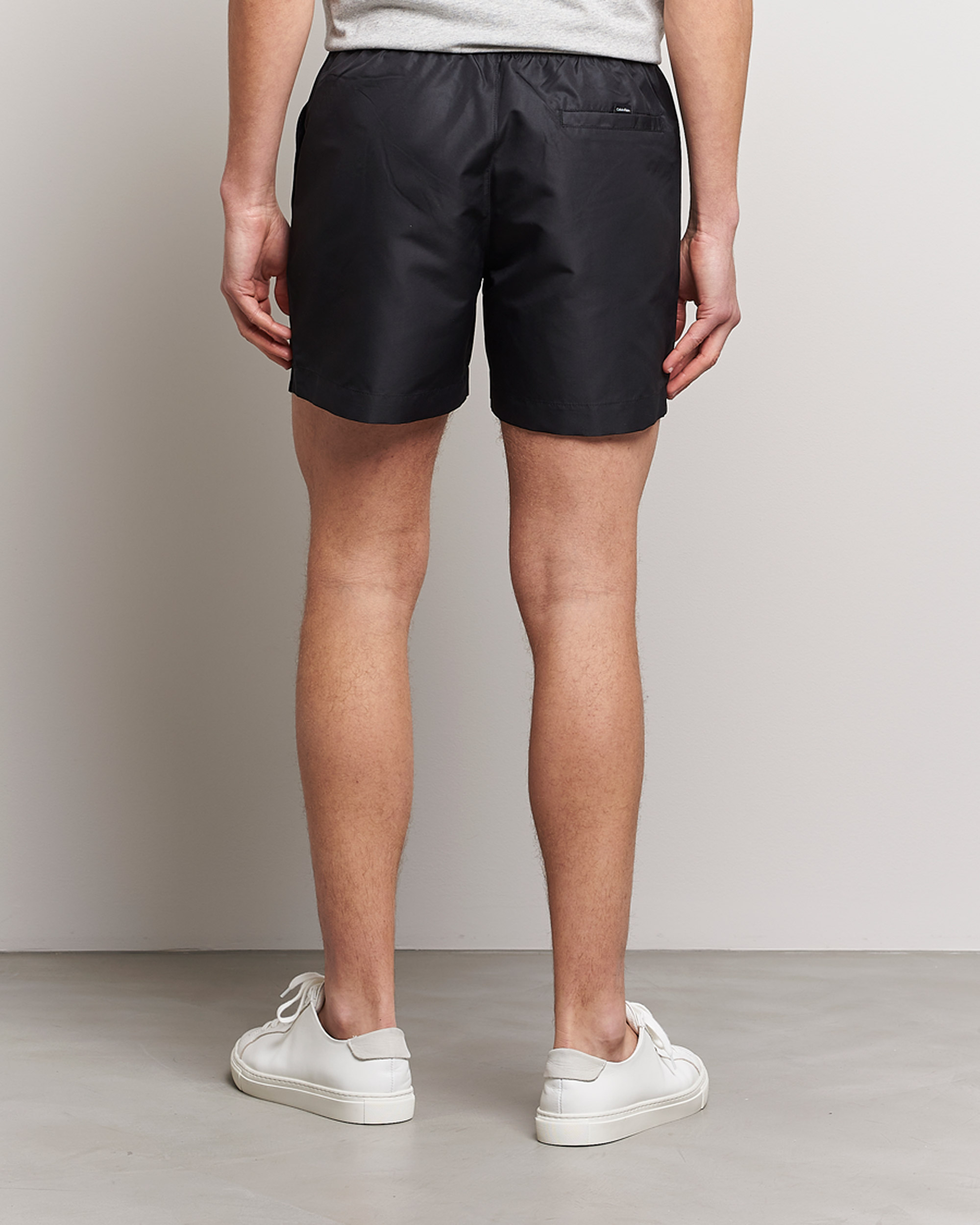 Mies | Uimahousut | Calvin Klein | Logo Drawstring Swimshorts Black