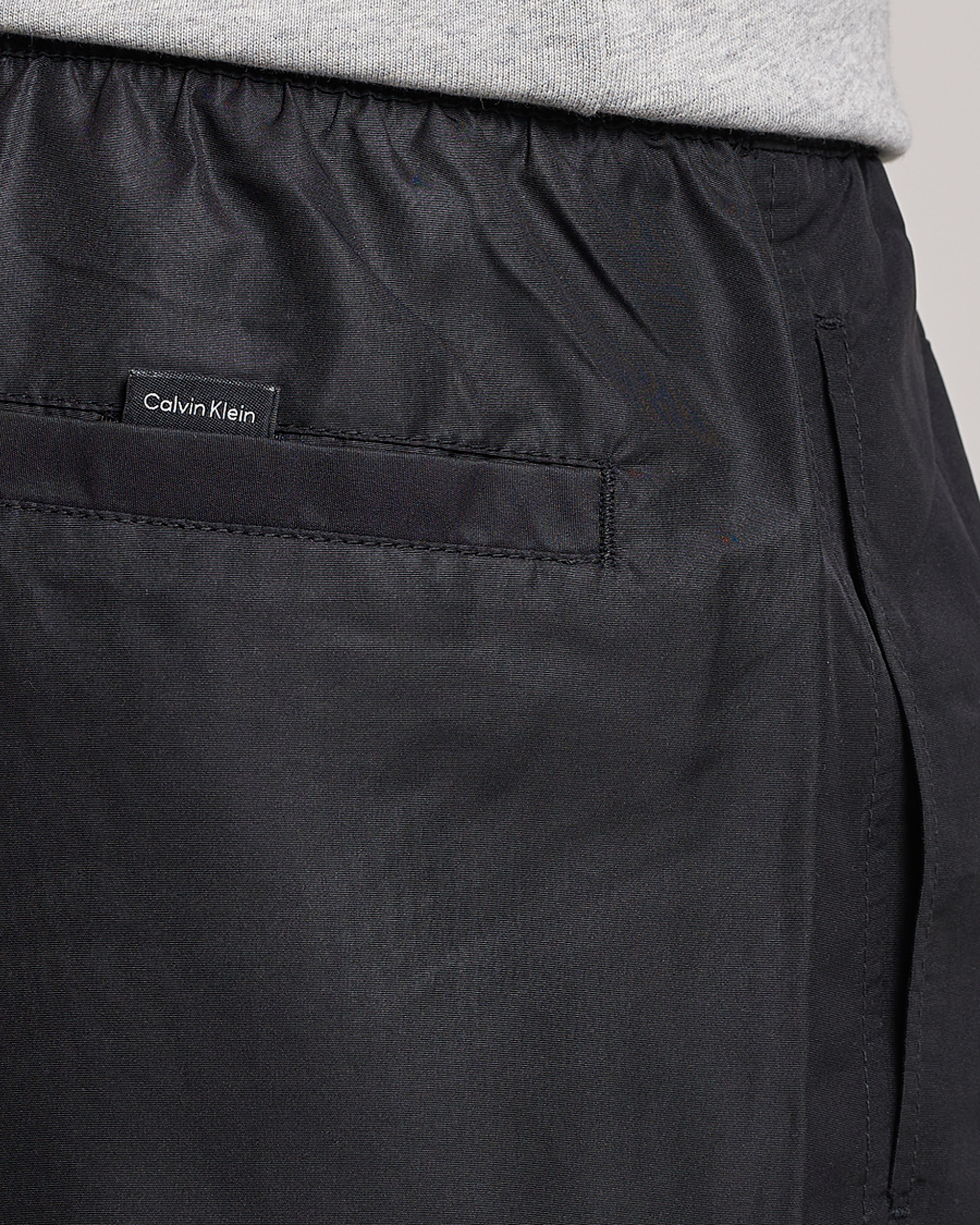 Mies | Uimahousut | Calvin Klein | Logo Drawstring Swimshorts Black