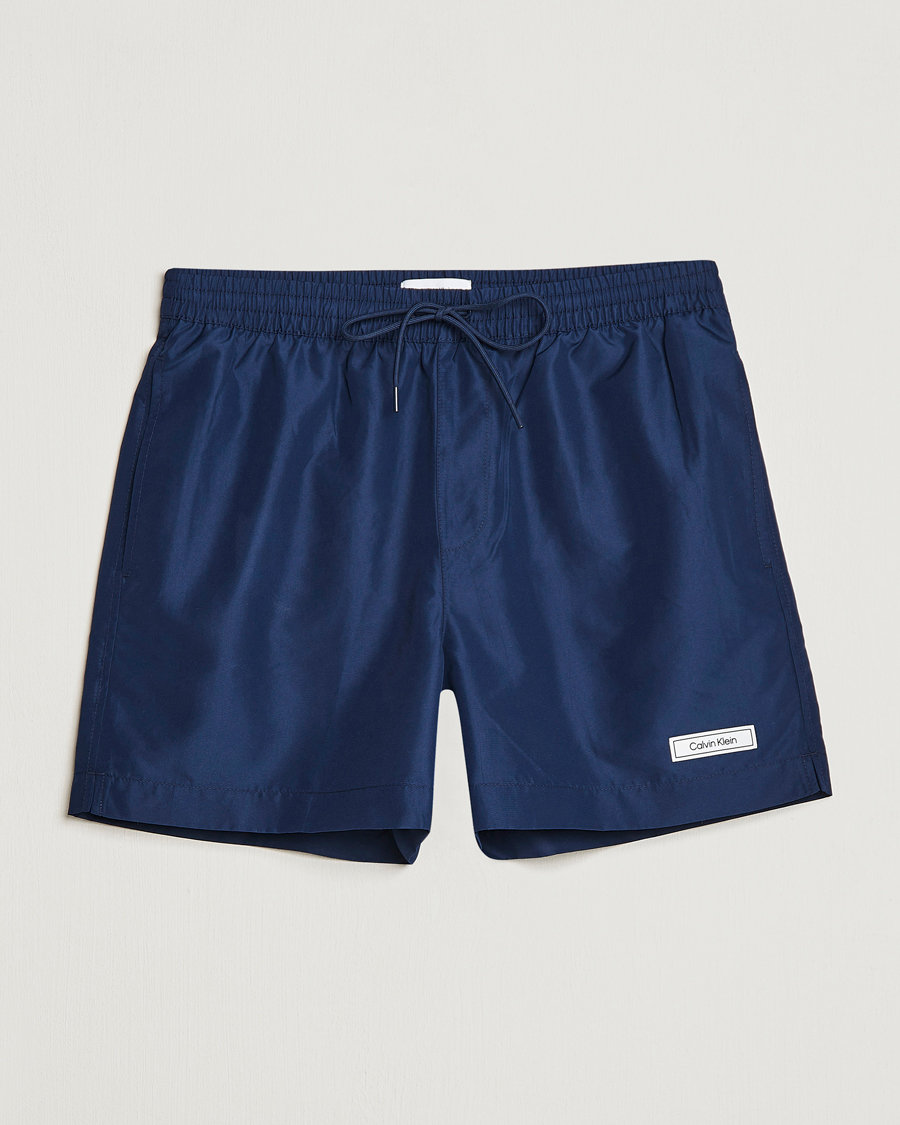 Mies | Uimahousut | Calvin Klein | Logo Drawstring Swimshorts Navy Iris