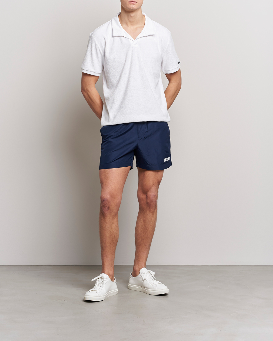 Mies | Uimahousut | Calvin Klein | Logo Drawstring Swimshorts Navy Iris