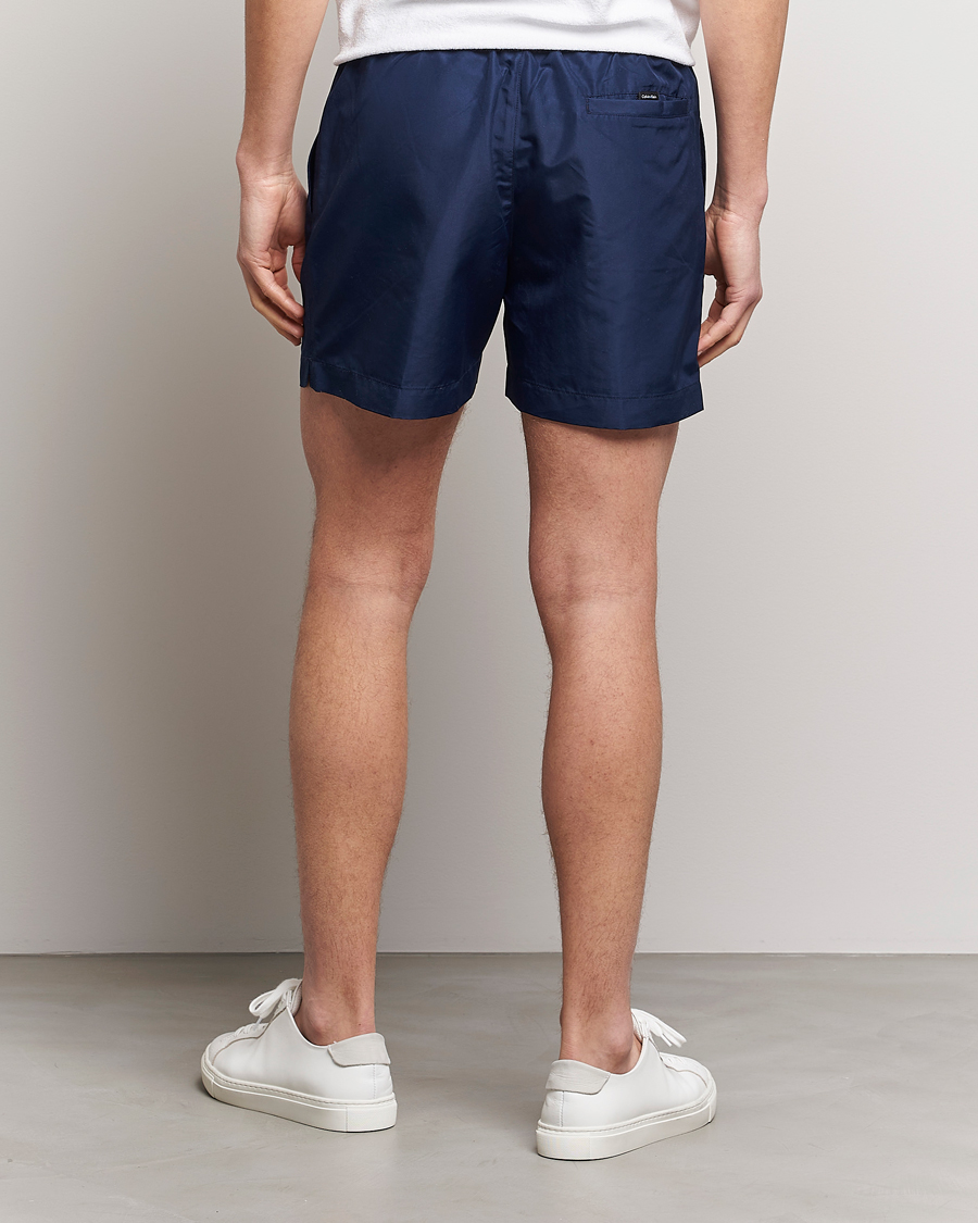 Mies | Uimahousut | Calvin Klein | Logo Drawstring Swimshorts Navy Iris