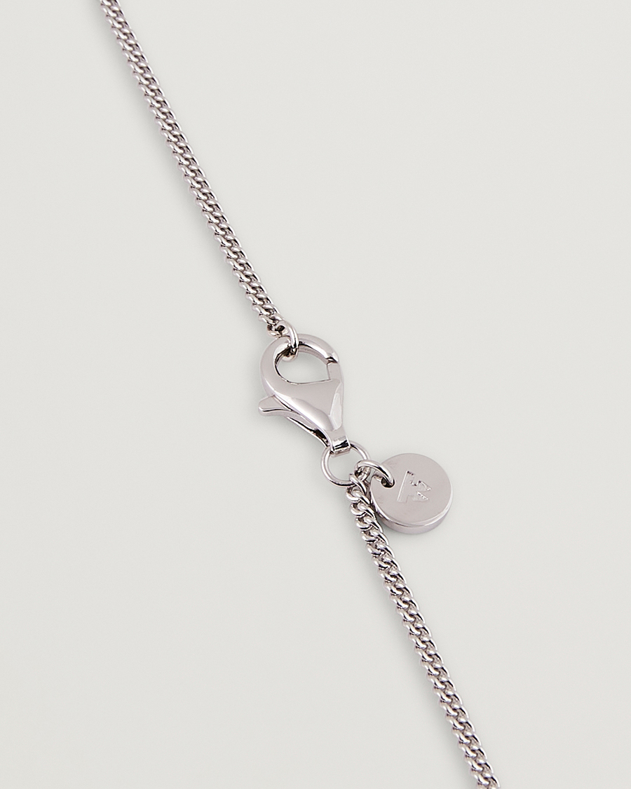 Mies | Tom Wood Mined Cube Pendant Necklace Silver/Black | Tom Wood | Mined Cube Pendant Necklace Silver/Black