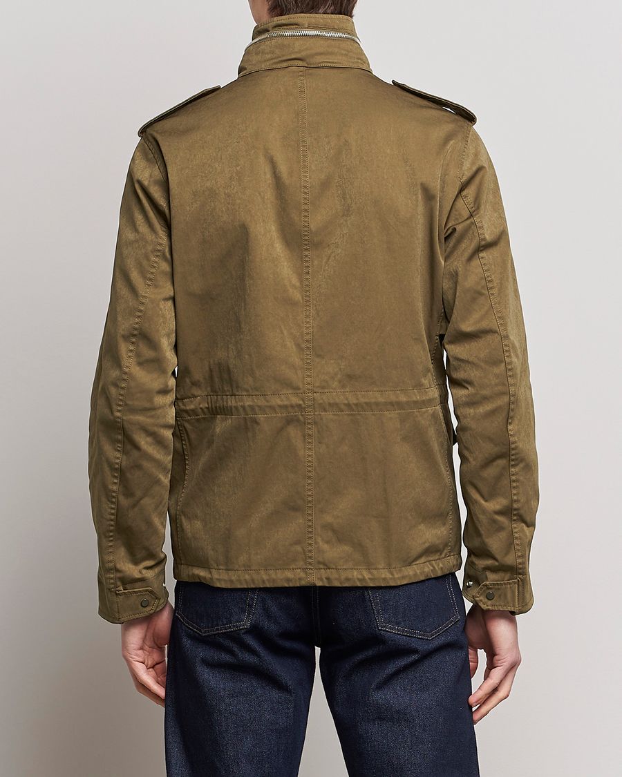 Mies | Takit | Ten c | 9 oz OJJ Piece Dyed Short Field Jacket Olive
