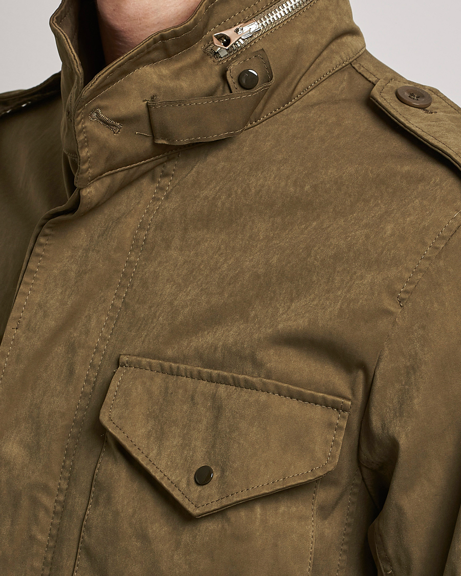Mies | Takit | Ten c | 9 oz OJJ Piece Dyed Short Field Jacket Olive
